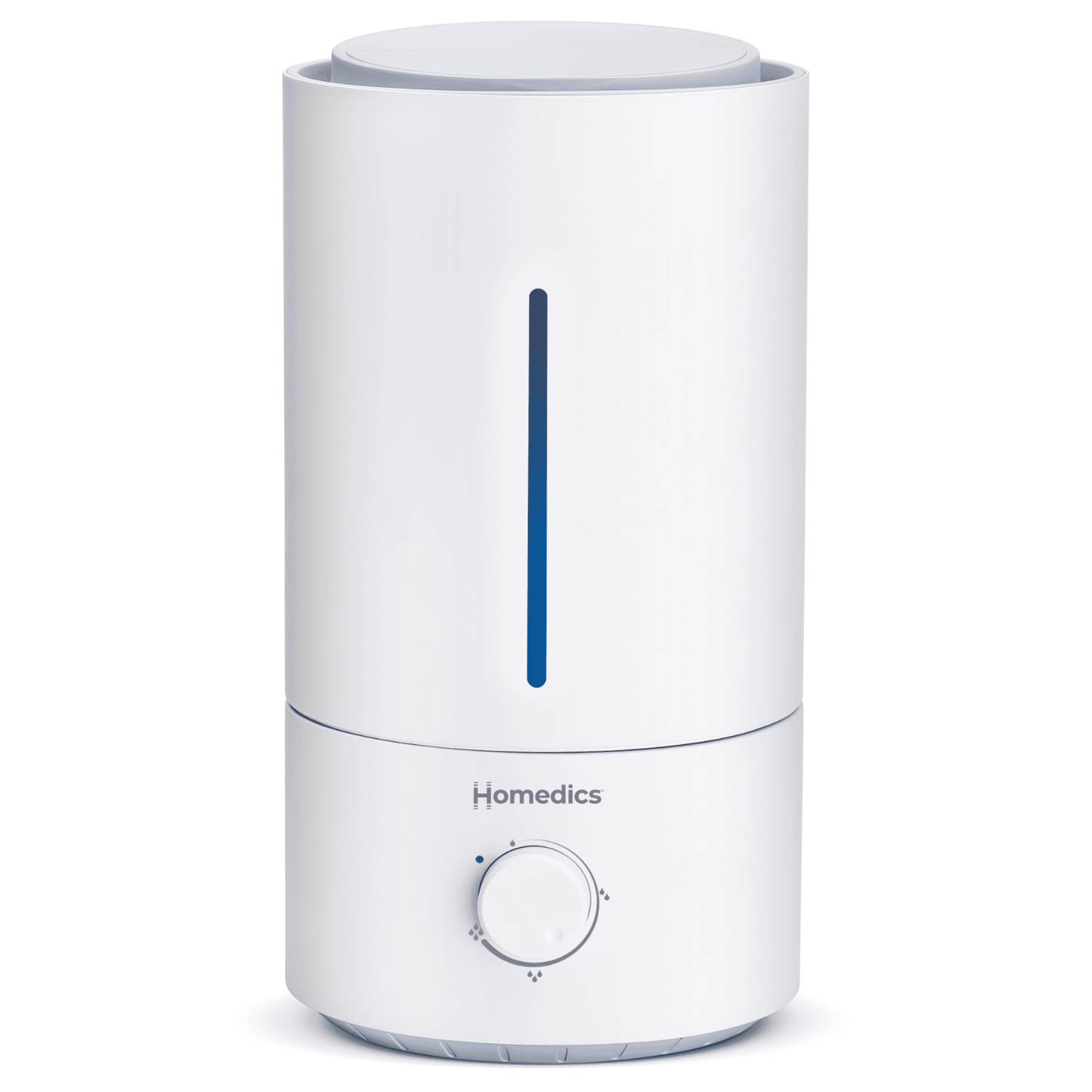 Homedics , Niebla FrÃ­a UltrasÃ³nica, Humidificador de FÃ¡cil Llenado Superior con hasta 44 Horas de Funcionamiento, UHE-CMTF20, Blanco