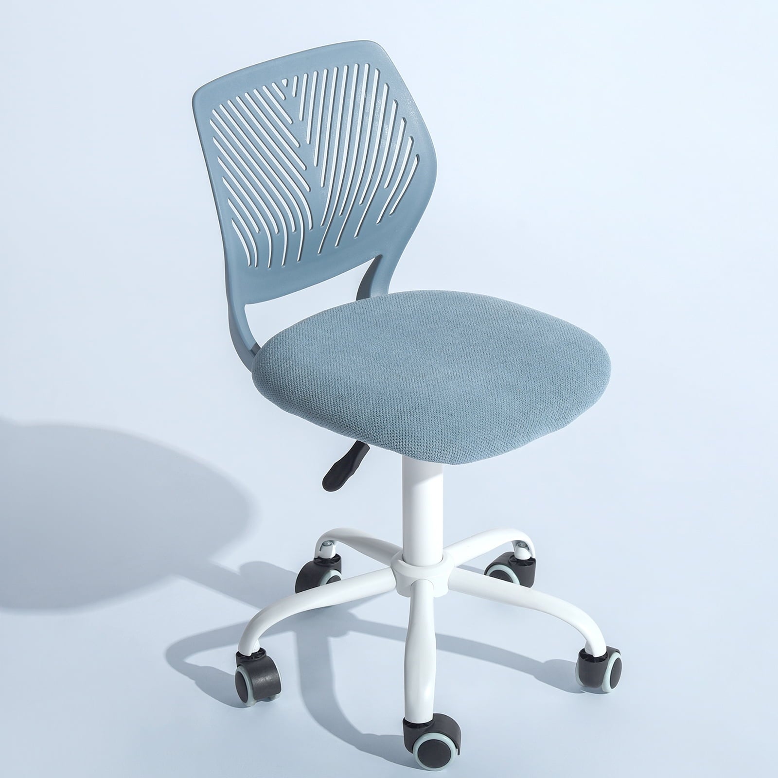 Homy Casa Kids Desk Chair, Height Adjustable Small Study Computer Task Chair for Student Children Blue