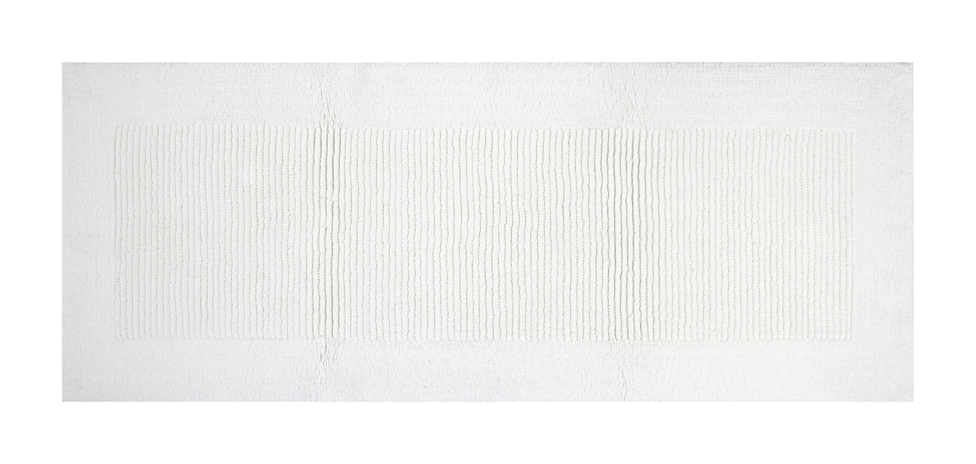 Hotel Style Blue Egyptian Cotton Reversible 24" x 40" Bath Rug