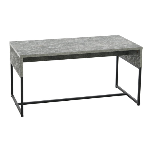 Household Essentials Wrap Modern Coffee Table, Slate Concrete