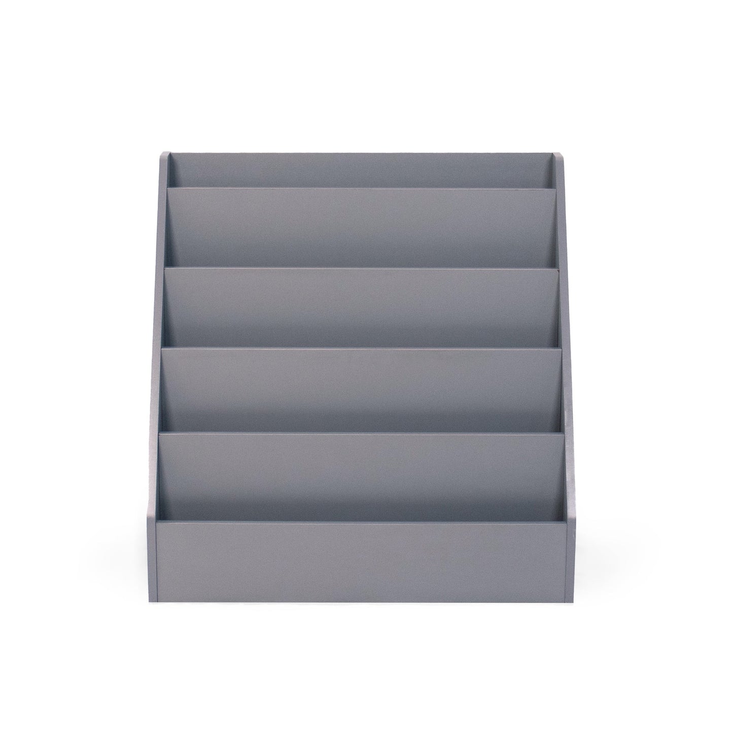 Humble Crew Camden Kid's /Toddler Wooden Bookcase Storage Rack with 5 Tiers, Grey