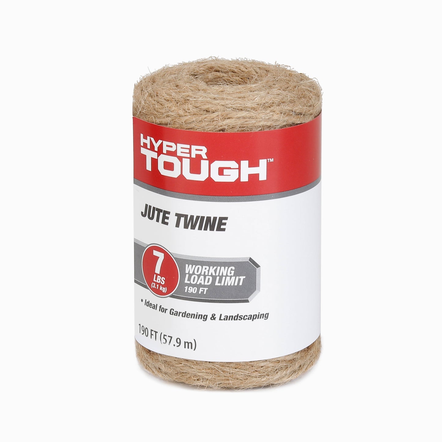 (4 pack) Hyper Tough Hilo de Yute de 190 Ft Verde, LÃ­mite de Carga de Trabajo de 7 lb
