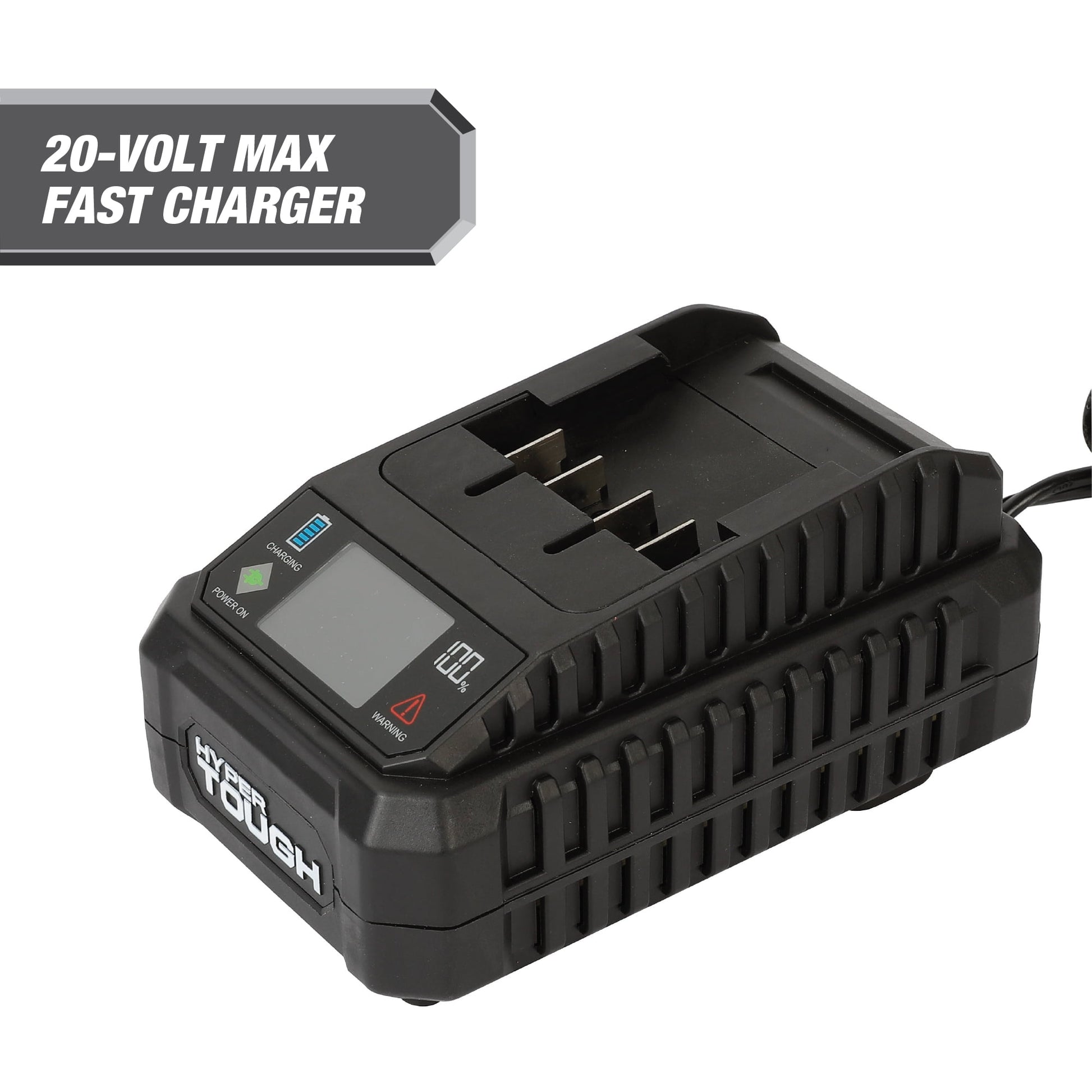 Hyper Tough 20V Max Fast Charger for Lithium-Ion Batteries