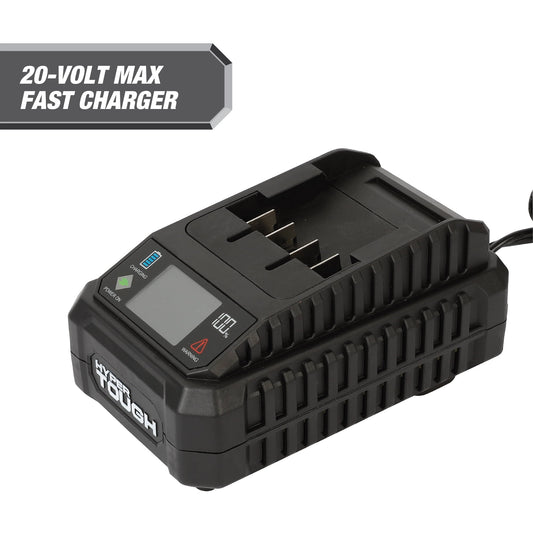 Hyper Tough 20V Max Fast Charger for Lithium-Ion Batteries