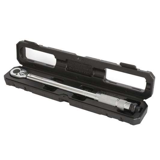 Hyper Tough Heavy Duty 3/8-inch Torque Wrench with Storage Case, 15-80 ft-lbs