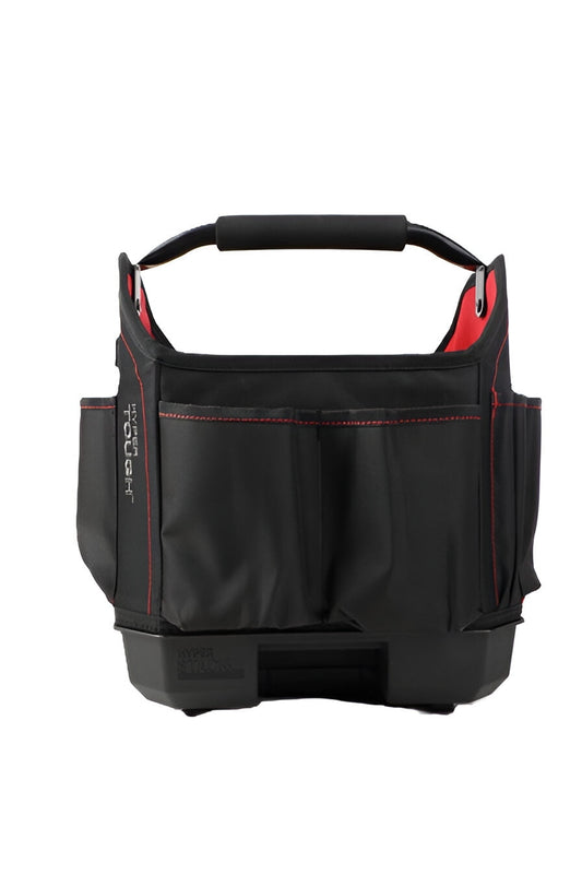 Hyper Tough Hyper Stack Half Size Tool Tote â€“ Stackable Storage Organizer, Portable Handle
