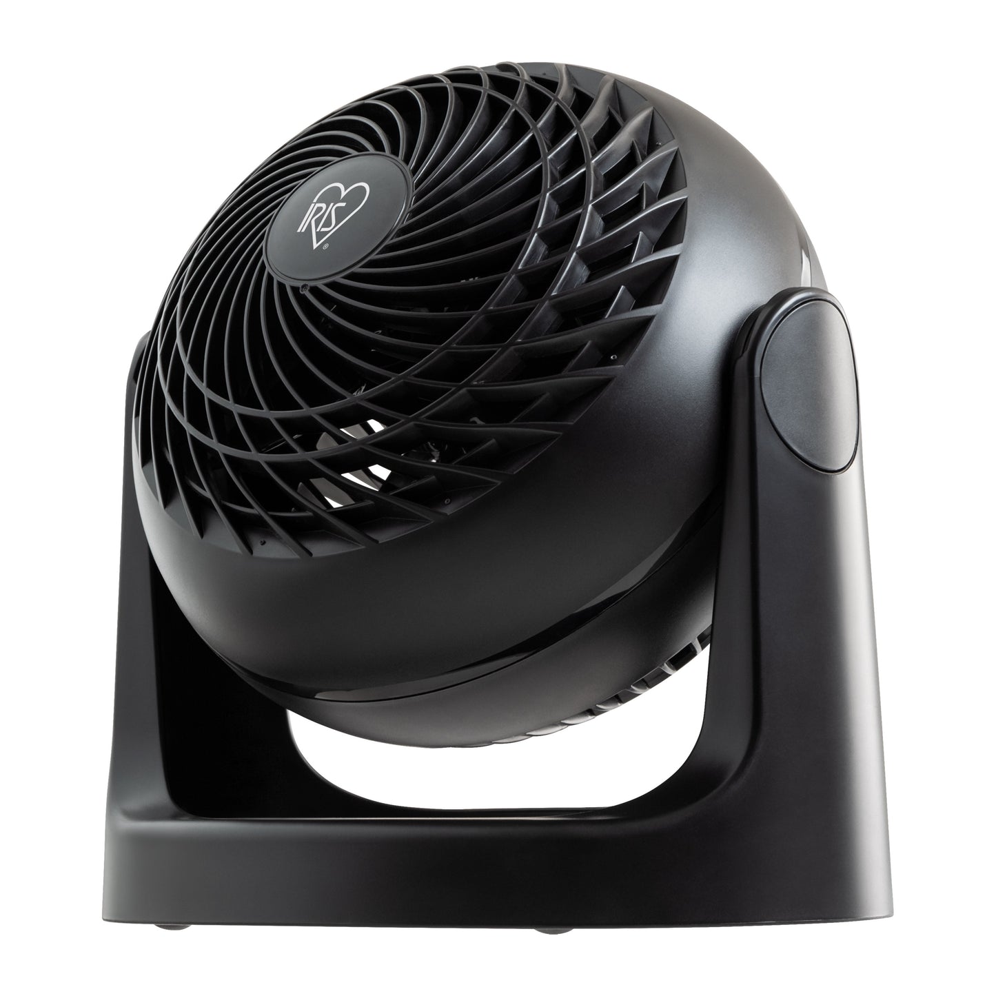 IRIS WOOZOO Desk Fan Air Circulator 3 Speeds 360Â° Tilt, Black