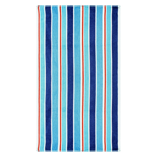 Impressions Ludwig Striped Cotton Oversized Beach Towel