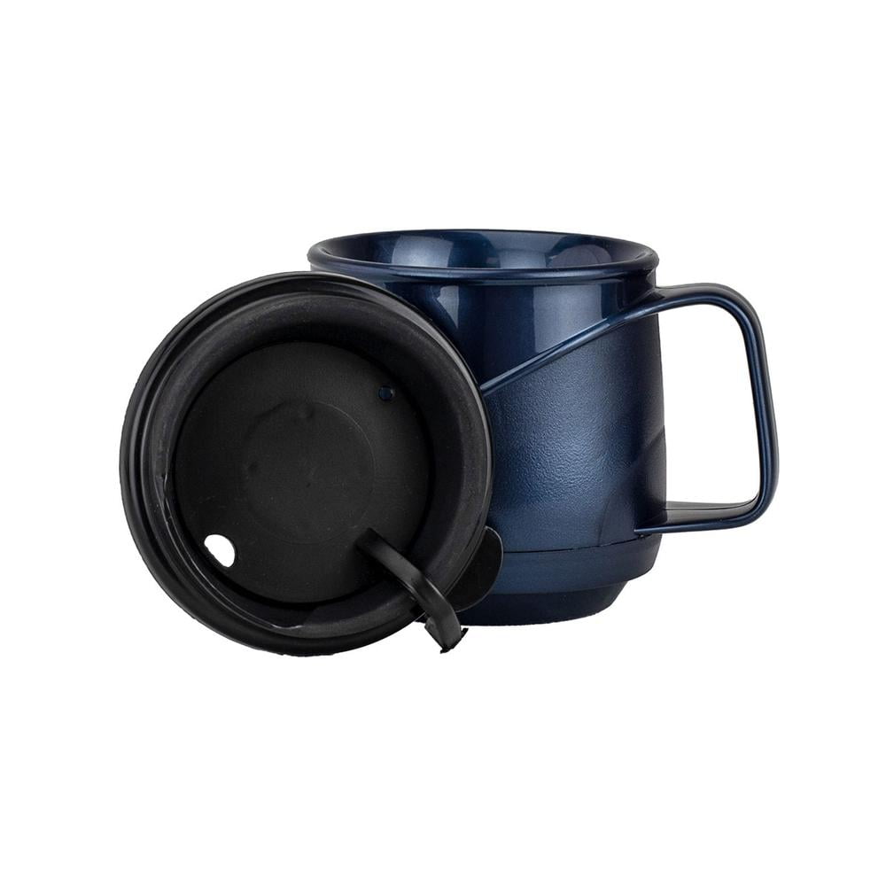 Insulated cup, no-spill lid 8 oz.