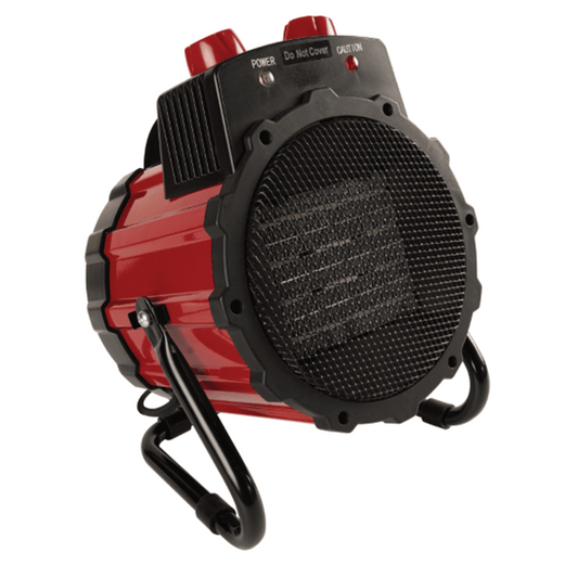 Performance Tool W5010 1500W Ceramic Small Electric Space Heater with Thermostat