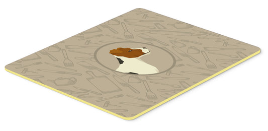 Jack Russell Terrier In the Kitchen Kitchen or Bath Mat 24x36