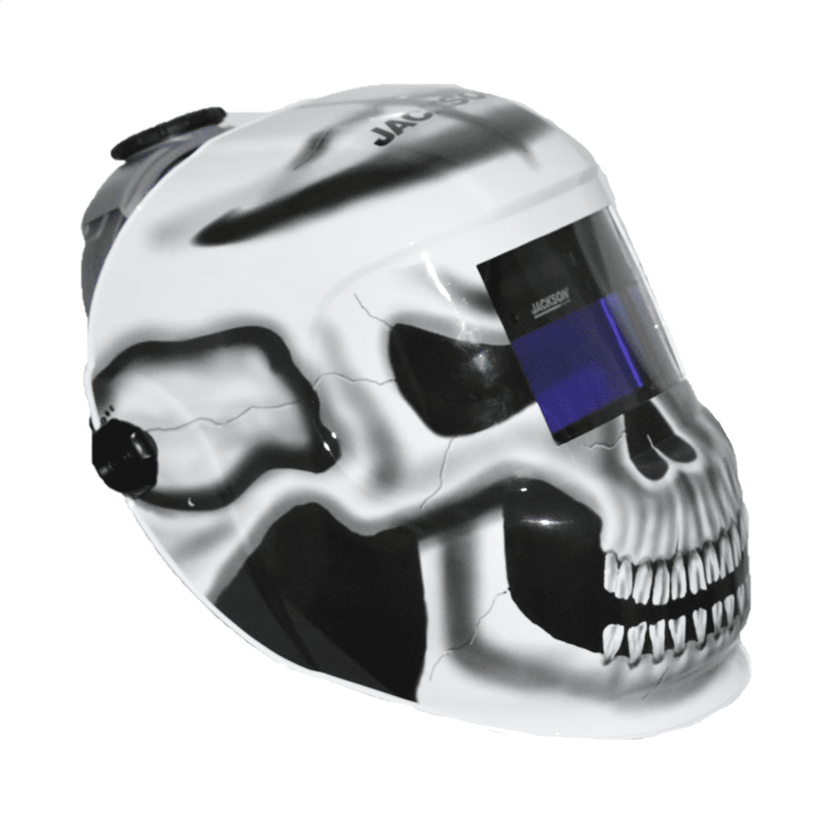 Jackson Safety Welding Helmet, Auto Darkening, Nylon, 3.78" x 1.65" Viewing Area
