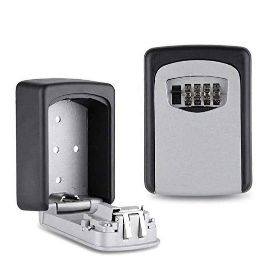 K-Cliffs  2pc Key Lock Box w/4 Digit Combination for a Renter or Realtor's Open House Holds up to 5 Keys.  Wall Mounted  Model# HD059