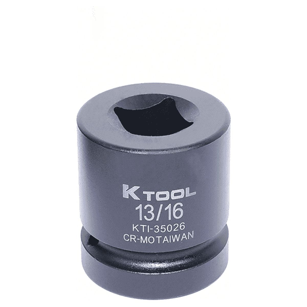 K-Tool 35026 1" Drive x 13/16" Square Impact Budd Wheel Socket