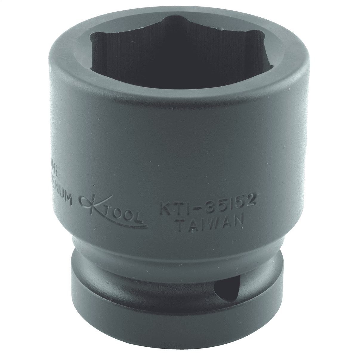 K-Tool 35152 1-5/8 x 1" Drive 6pt Fractional SAE Short Impact Socket