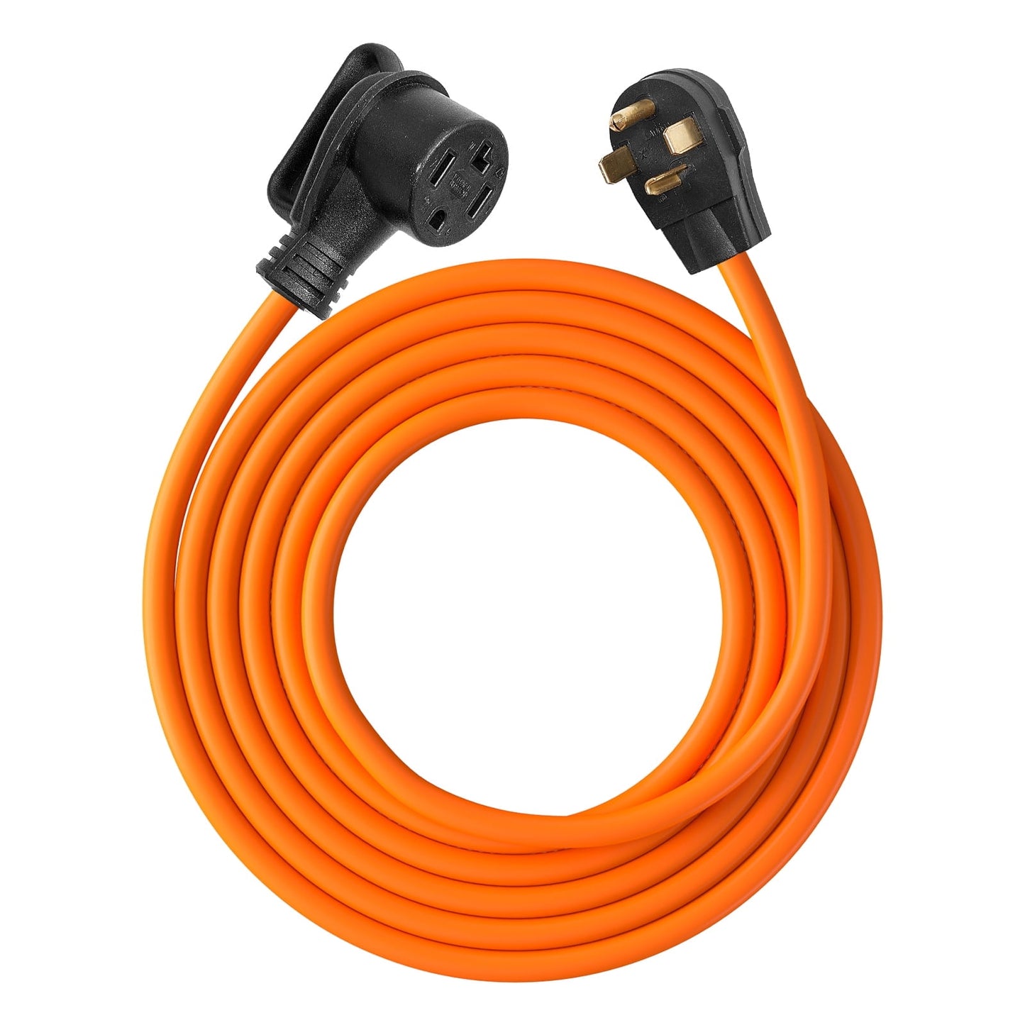 KFFKFF Dryer Extension Cord 4â€‘Prong NEMA 14â€‘30P to 14â€‘30R LA009A/RV1430Râ€‘H 10 ft / STW 10AWG Copper,1 (Black Non-Woven Fabric Bag, PVC Cable Tie)