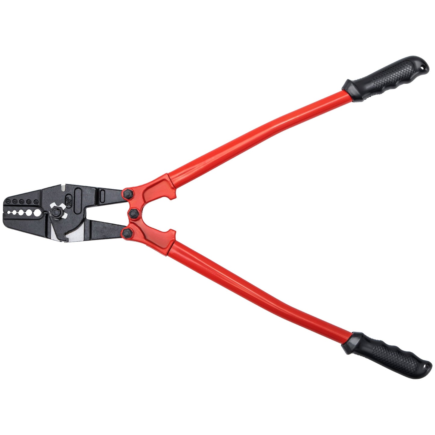 KFFKFF 24" Hand Swager and Wire Rope Cutter for Aluminum and Copper Sleeves, Compatible with 1/16" to 3/16" Cables