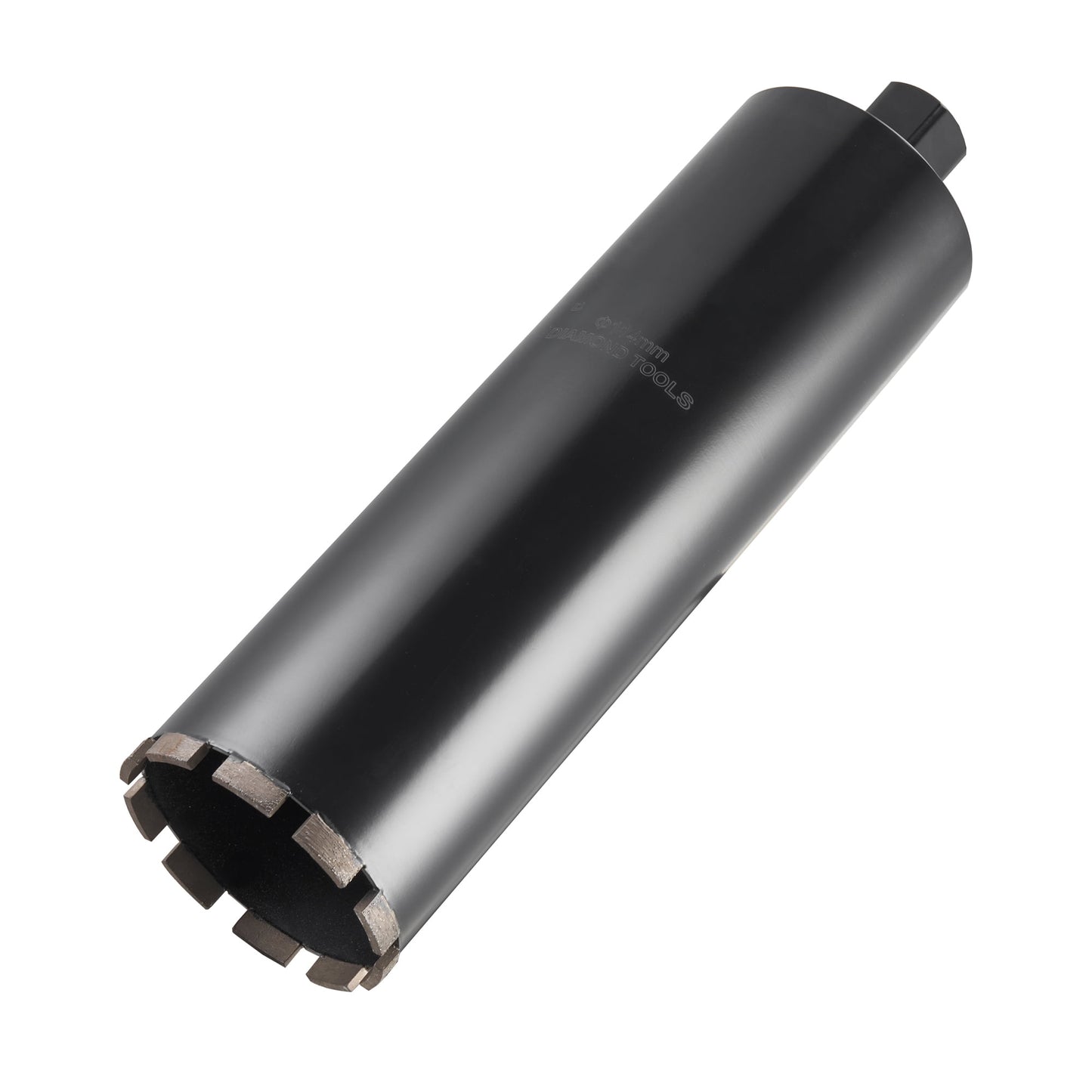 KFFKFF 4-1/2 inch Diamond Core Drill Bit, 14 inch Depth Capacity, 1-1/4 in-7 Internal Thread, Precision Welding, Suitable for Wet Drilling in Concrete, Brick, and Masonry