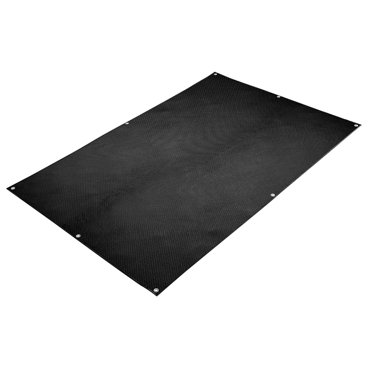 KFFKFF 4 x 6 FT Silicone-Coated Fiberglass Welding Blanket, Heat-Resistant Safety Protection Mat, Flame-Retardant Insulation Blanket with Metal Grommets, Withstands Temperatures Up to 1800Â°F