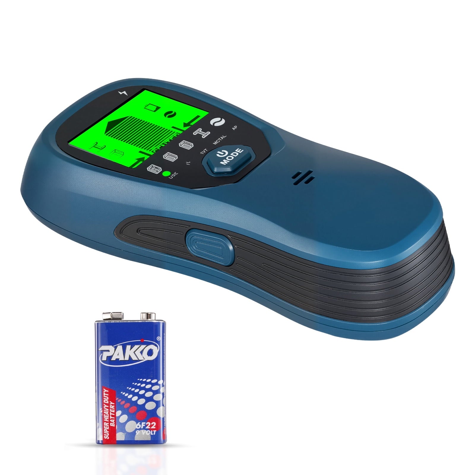 KFFKFF Electronic Wall Scanner, 5-in-1 Stud Finder with Advanced Sensor, LCD Display, and Audio Alert, Designed for Detecting Metal, AC Wires, Joists, and Pipes