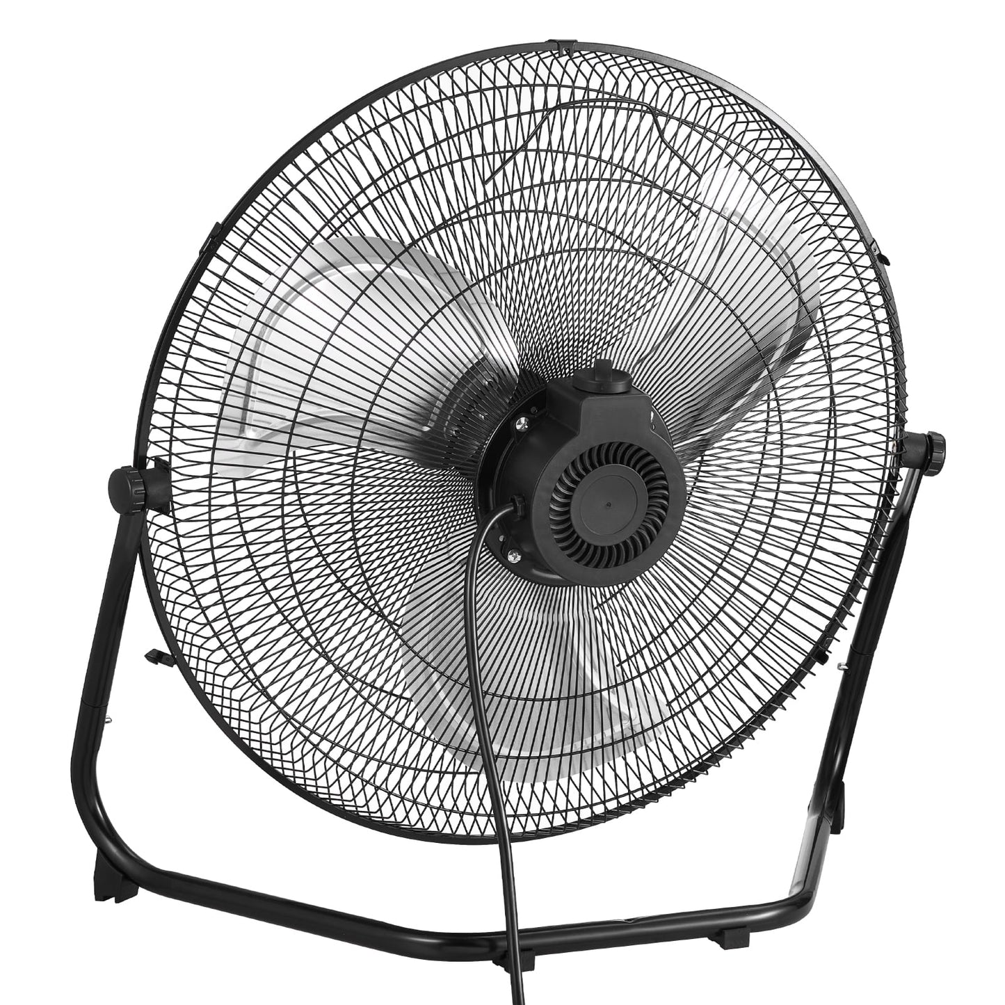 KFFKFF Ground Trio Speeds Intense Force Commercial Fan, 18 in, Metallic