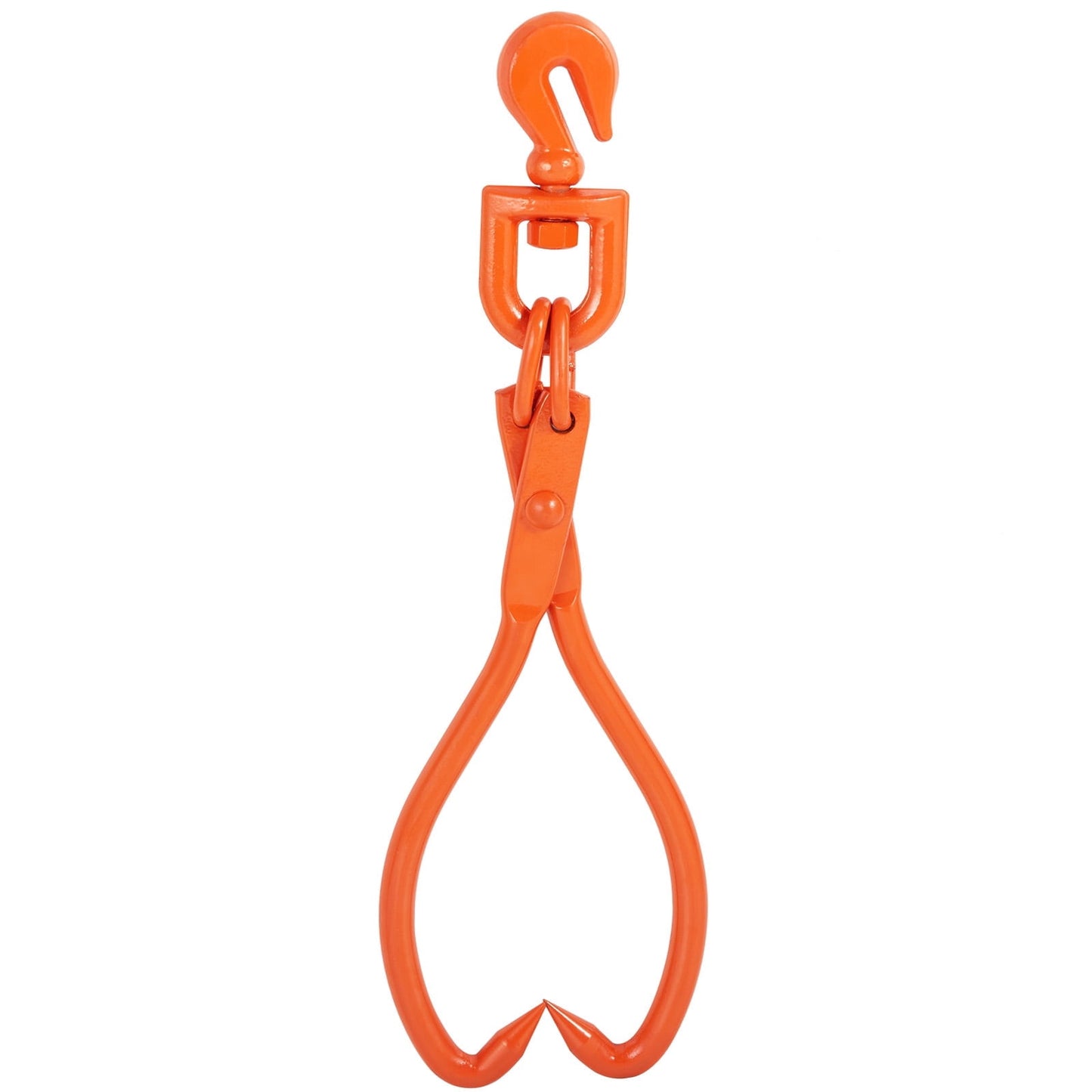 KFFKFF Log Gripping Tongs, 18 inch Dual Claw, Durable Rotating Steel for Timber Handling 772 lbs Capacity, Ideal for Lifting, Moving, and Carrying Logs