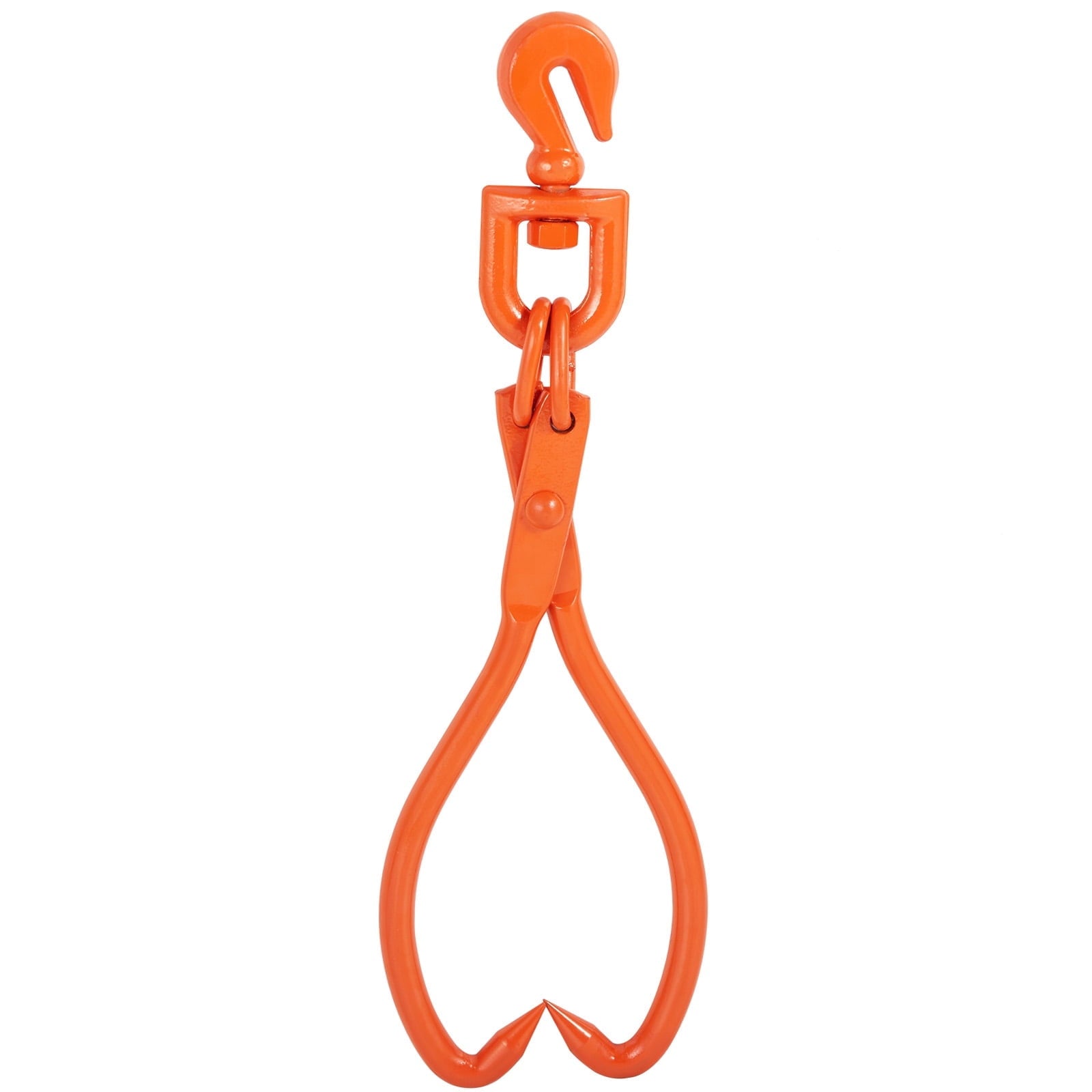KFFKFF Log Gripping Tongs, 18 inch Dual Claw, Durable Rotating Steel for Timber Handling 772 lbs Capacity, Ideal for Lifting, Moving, and Carrying Logs