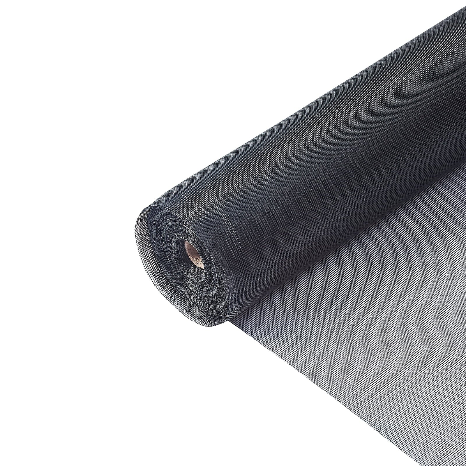 KFFKFF Replacement Window Screen, 100 ft x 96 in DIY Fiberglass Screen Mesh - Resilient, Cleanable & Simple to Set Up, Window Screen Fixing Kit for Patio Porch Door Windows
