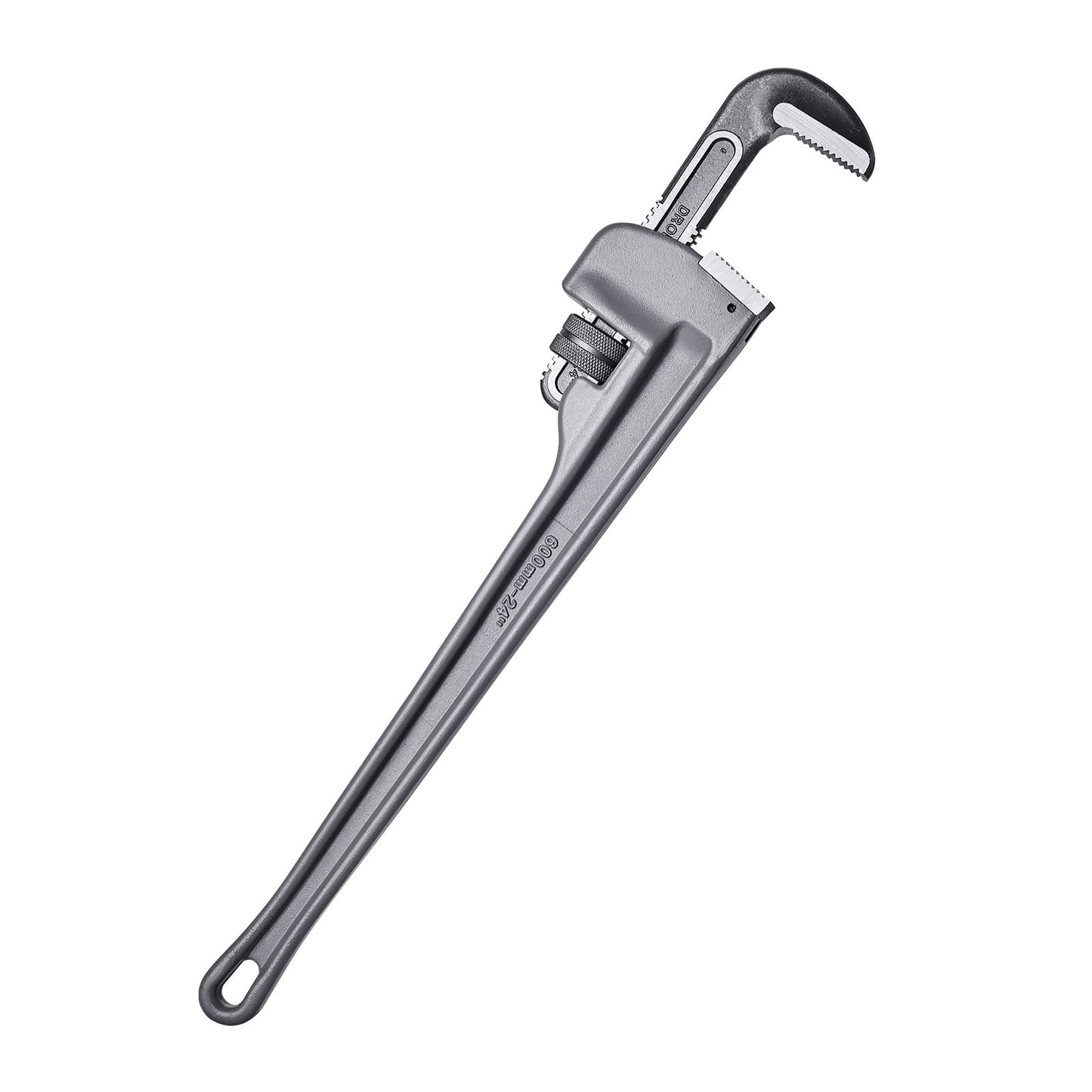 KFFKFF Tube Spanner, 24" Aluminum Linear Tube Spanner, Modifiable Plumber's Spanner, with Robust Jaw and Comfortable Grip, Convenient to Transport, Design with Hanging Feature, for Plumbing