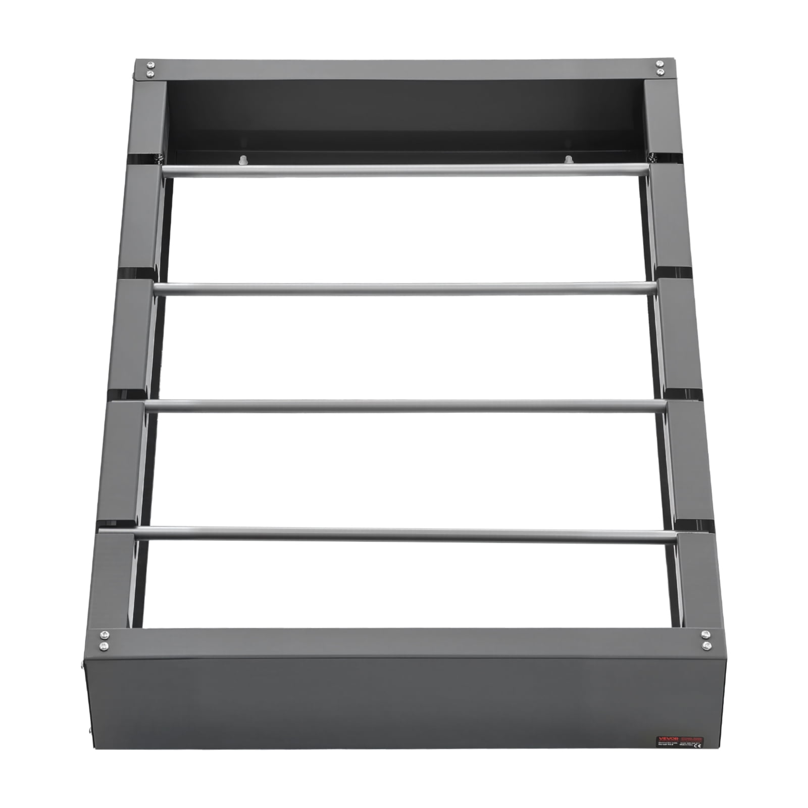 KFFKFF Wire Spool Rack with 4 Adjustable Rods, Wall-Mounted Cold-Rolled Steel Holder for Multiple Spools, 150 lbs Capacity Cable Organizer for Electrical and Industrial Applications