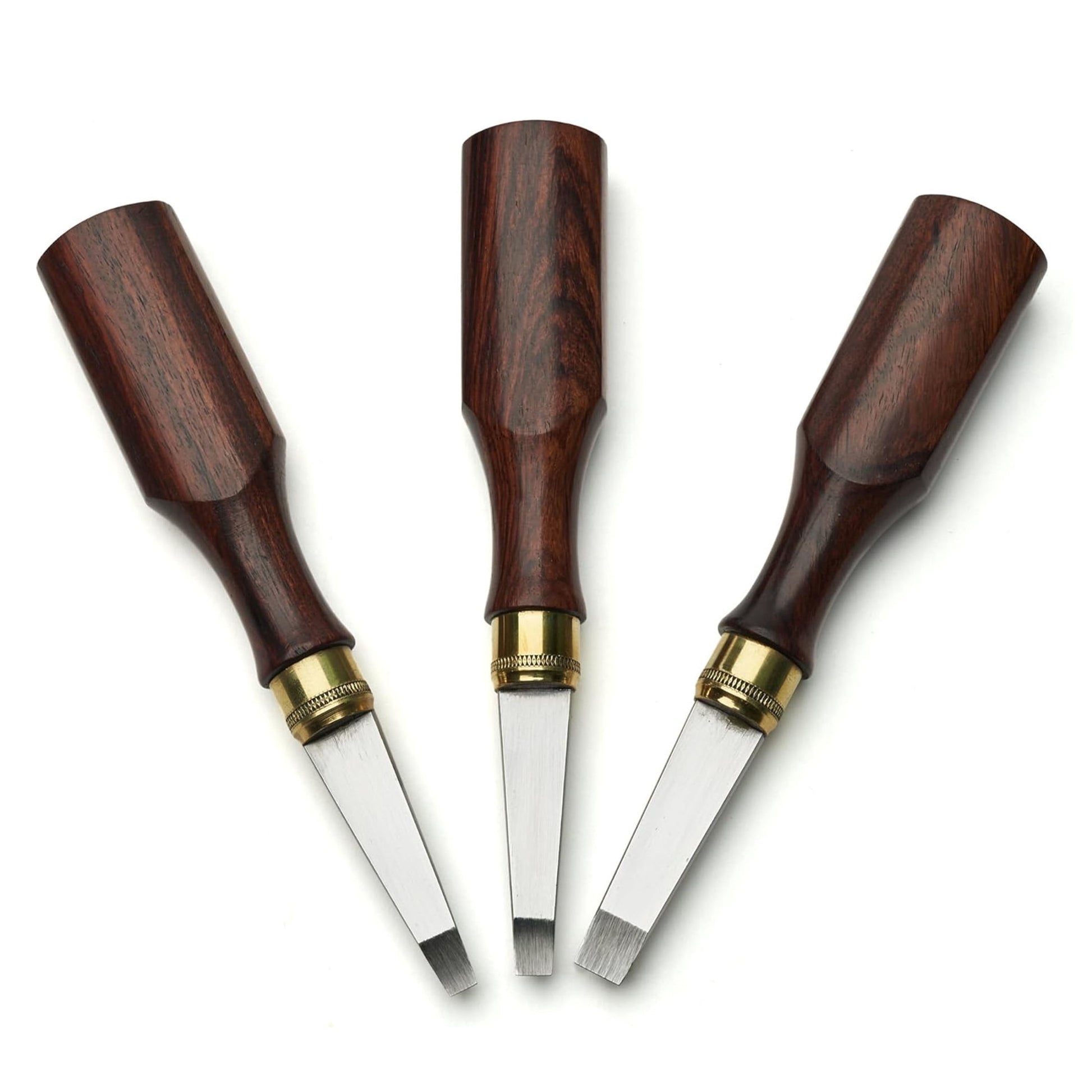 Kings County Tools 3-Piece 3/16", 1/4" and 5/16" Flathead Hollow Ground Gunsmith Screwdriver Set