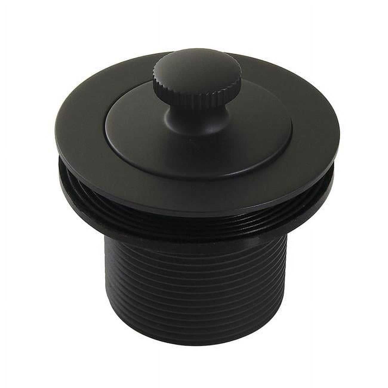 Kingston Brass DLT15MB 1.5 in. Lift & Turn Tub Drain with 1.5 in. Body Thread, Matte Black