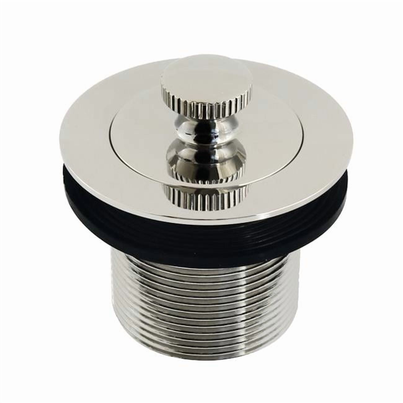 Kingston Brass DLT15PN 1.5 in. Lift & Turn Tub Drain with 1.5 in. Body Thread, Polished Nickel