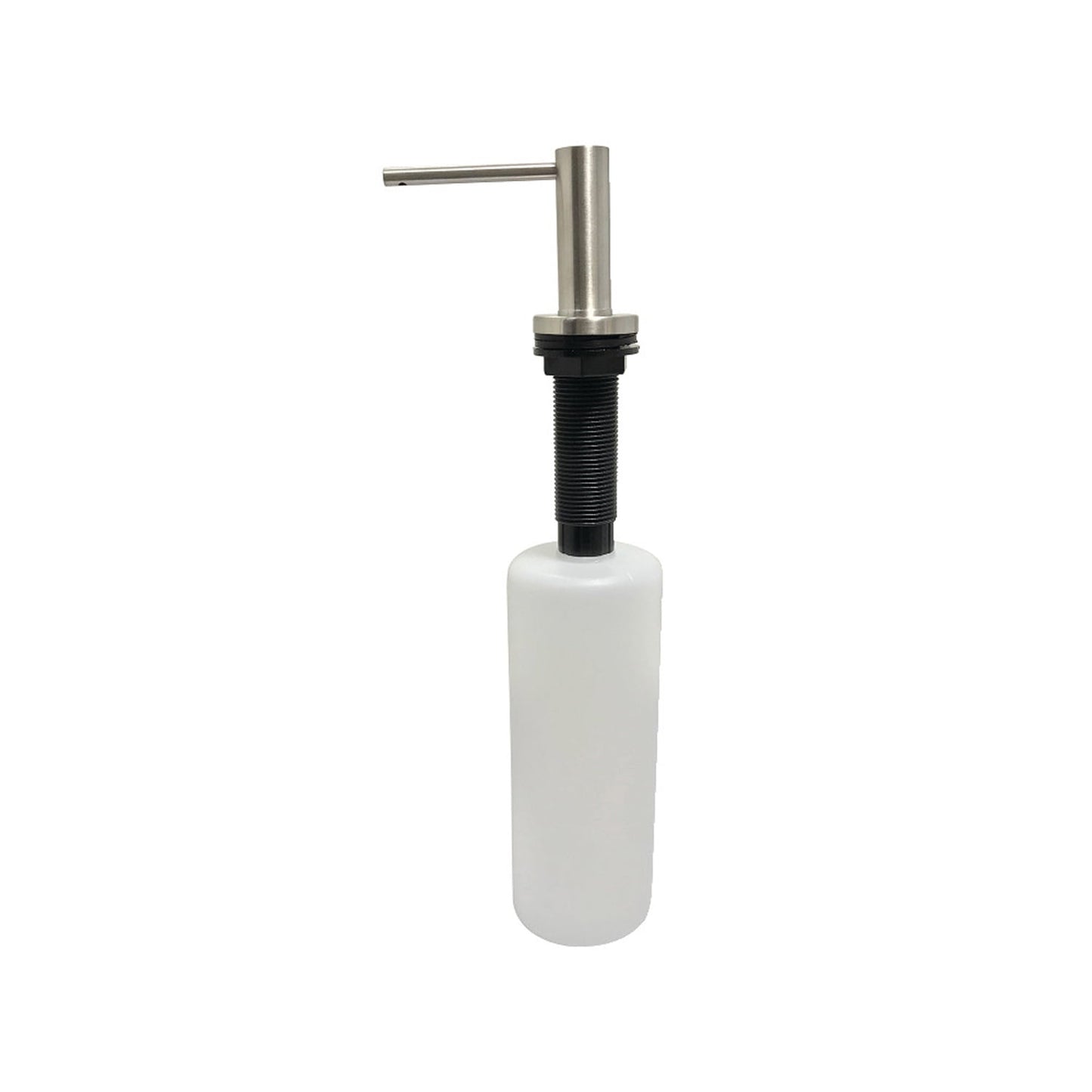 Kingston Brass SD8618 17 oz Elinvar Soap Dispenser with Straight Nozzle, Brushed Nickel
