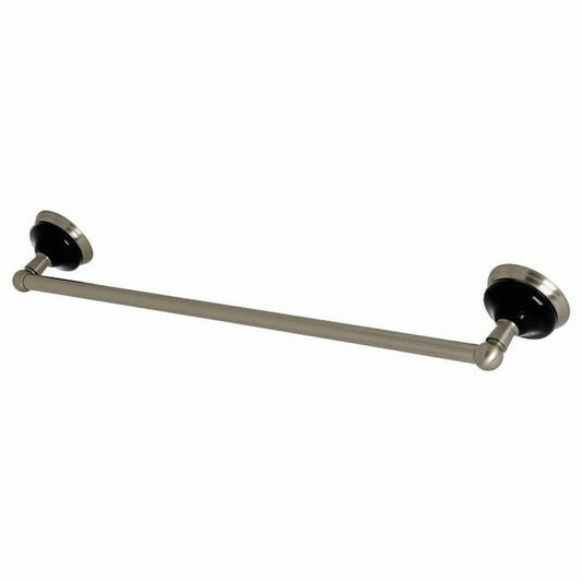 Kingston Brass BA9112BN 18 in. Water Onyx Towel Bar, Brushed Nickel