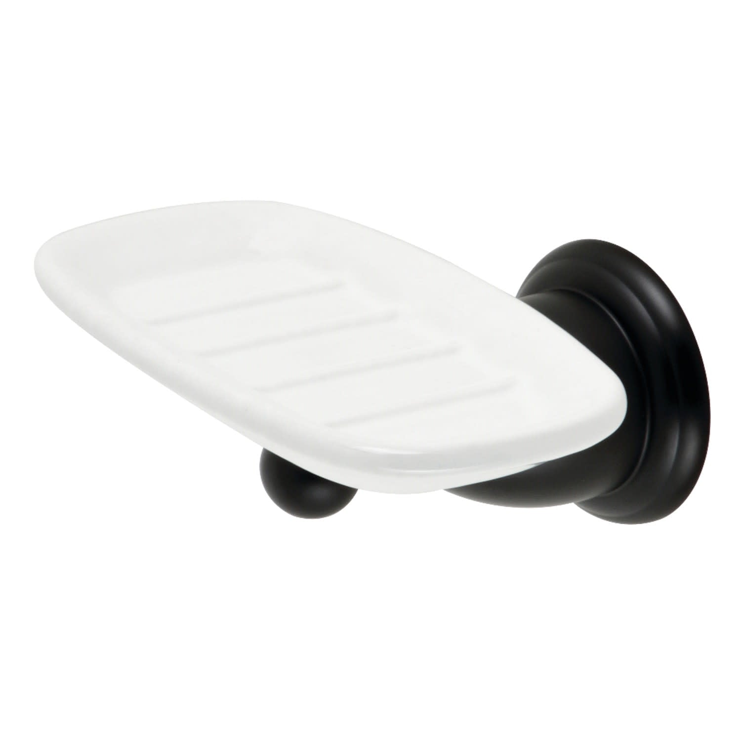Kingston Brass BA1755MB Heritage Wall-Mount Soap Dish - Black