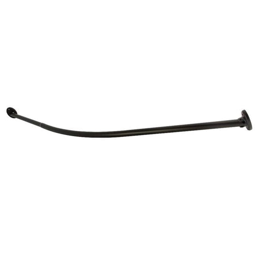 Kingston Brass CC7215 72 in. Edenscape Stainless Steel Single Curved Shower Curtain Rod, Oil Rubbed Bronze