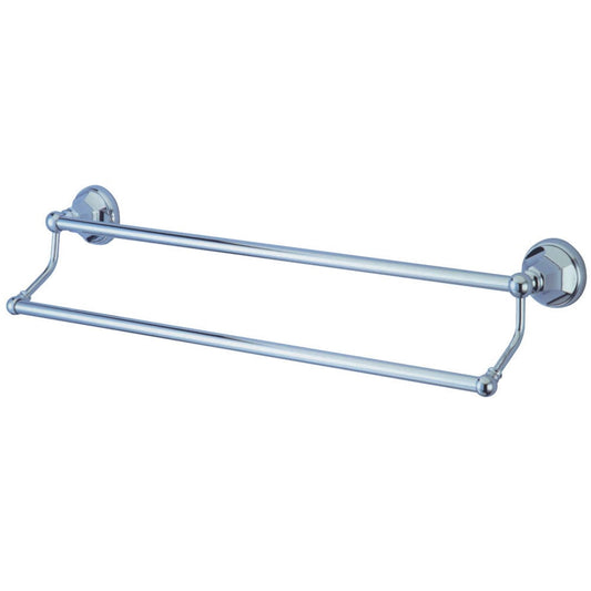 Kingston Brass Metropolitan 18" Dual Towel Bar in Chrome