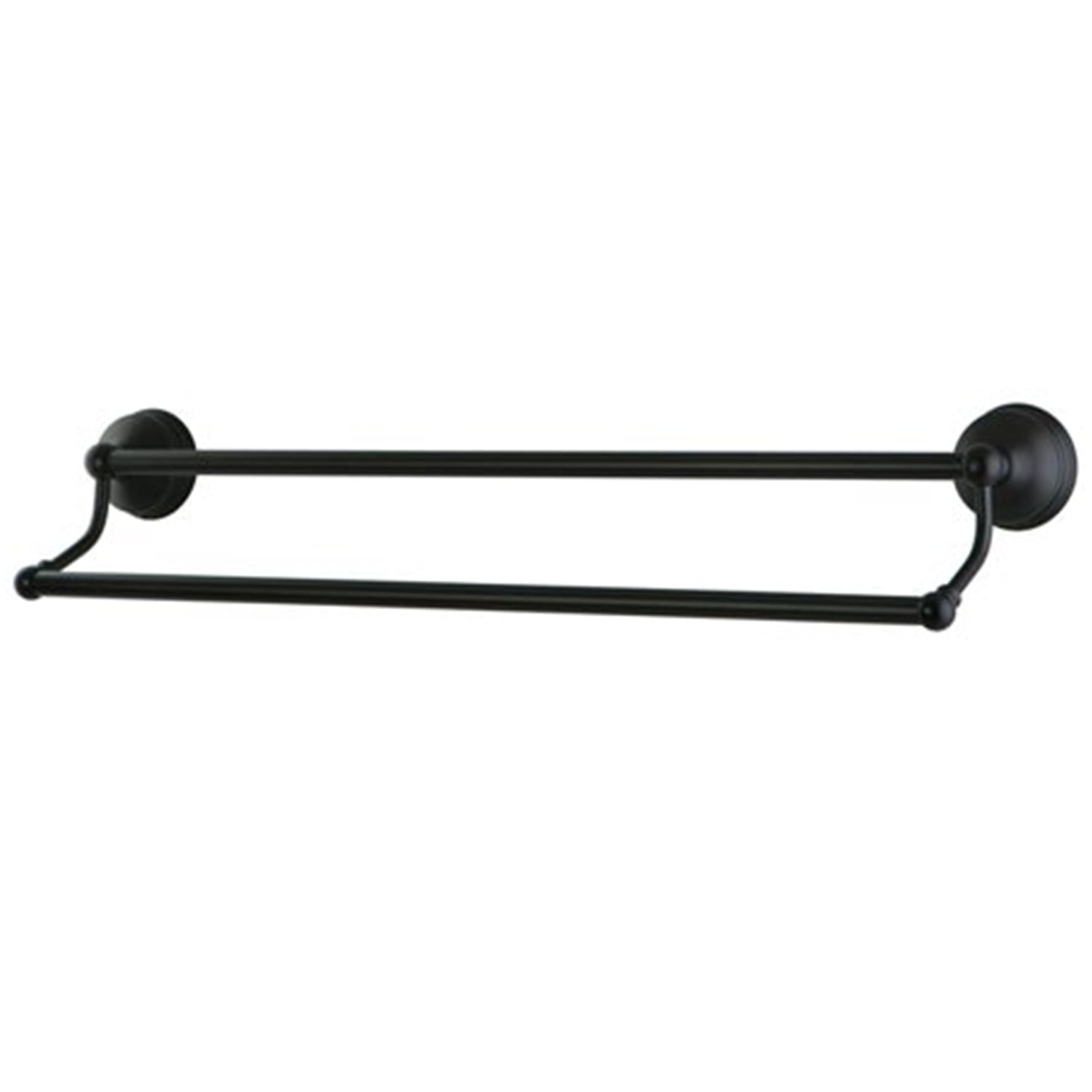 Kingston Brass BA1163SN Vintage 24" Dual Towel Bar, Brushed Nickel