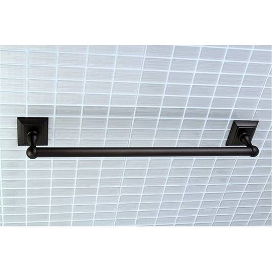 Kingston Brass BA6012ORB 18 in. Millennium Towel Bar, Oil Rubbed Bronze