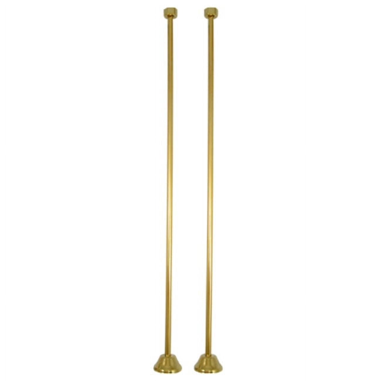 Kingston Brass CC482 Straight Bath Supply, Polished Brass