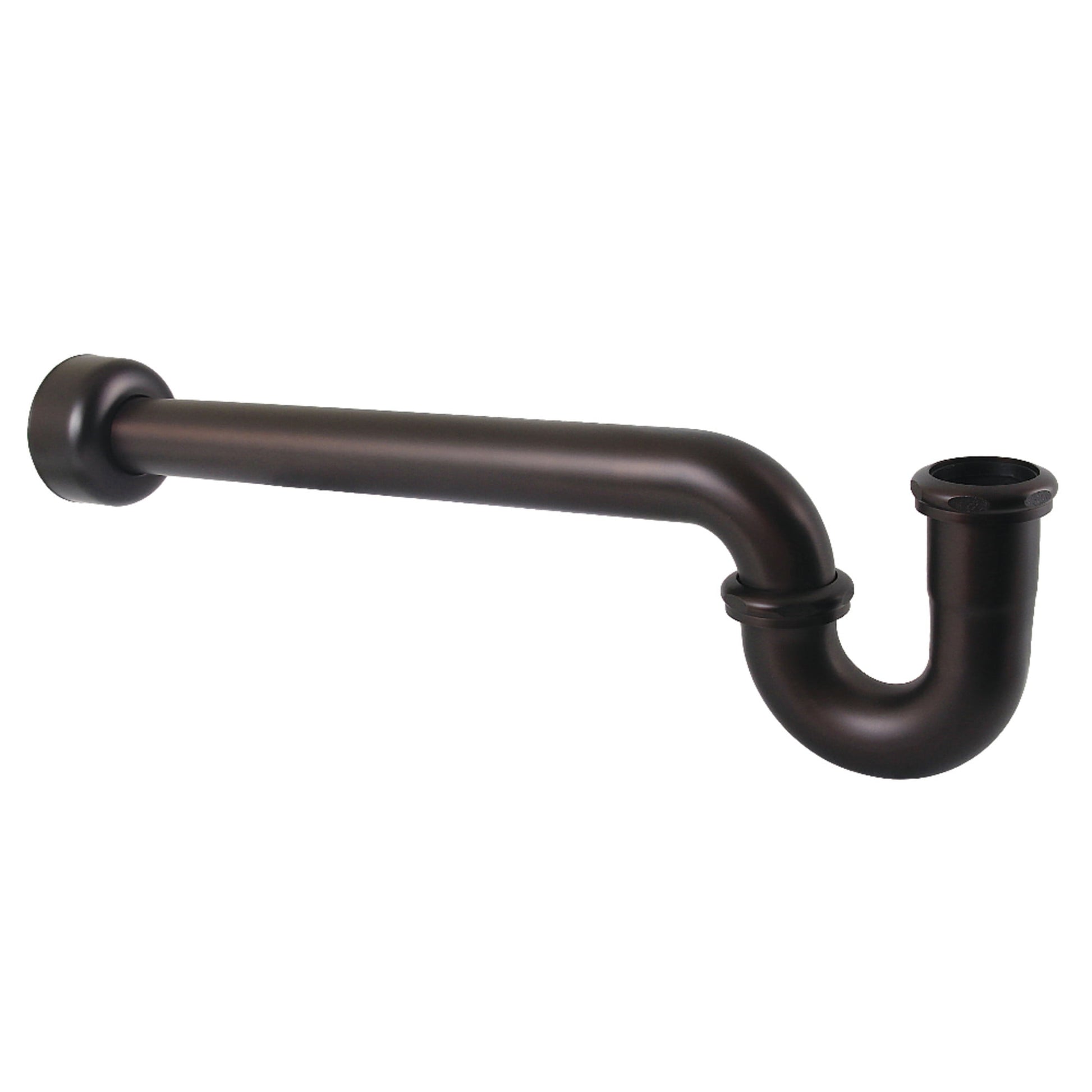 Kingston Brass CC6245 1-1/4" (or 1-1/2") x 1-1/2" P-Trap with Box Flange, 19" Length, 18 Gauge, Oil Rubbed Bronze