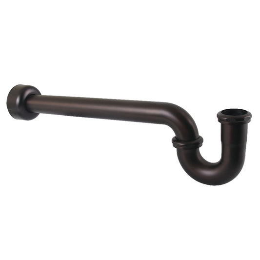 Kingston Brass CC6245 1-1/4" (or 1-1/2") x 1-1/2" P-Trap with Box Flange, 19" Length, 18 Gauge, Oil Rubbed Bronze