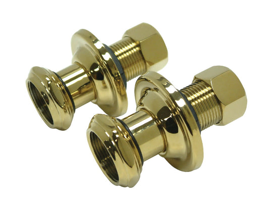 Kingston Brass CCU4102 1-3/4" Wall Union Extension, Polished Brass