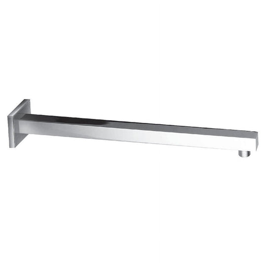 Kingston Brass K4161 Shower Scape 15-3/4" Square Rain Drop Shower Arm with Flange, Polished Chrome