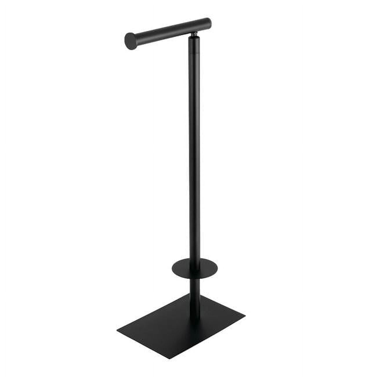 Kingston Brass CC8000 Claremont Freestanding Toilet Paper Stand, Matte Black