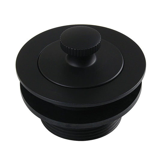 Kingston Brass DLT2080 1-1/2-Inch Brass Lift & Lock Bathtub Drain in Matte Black