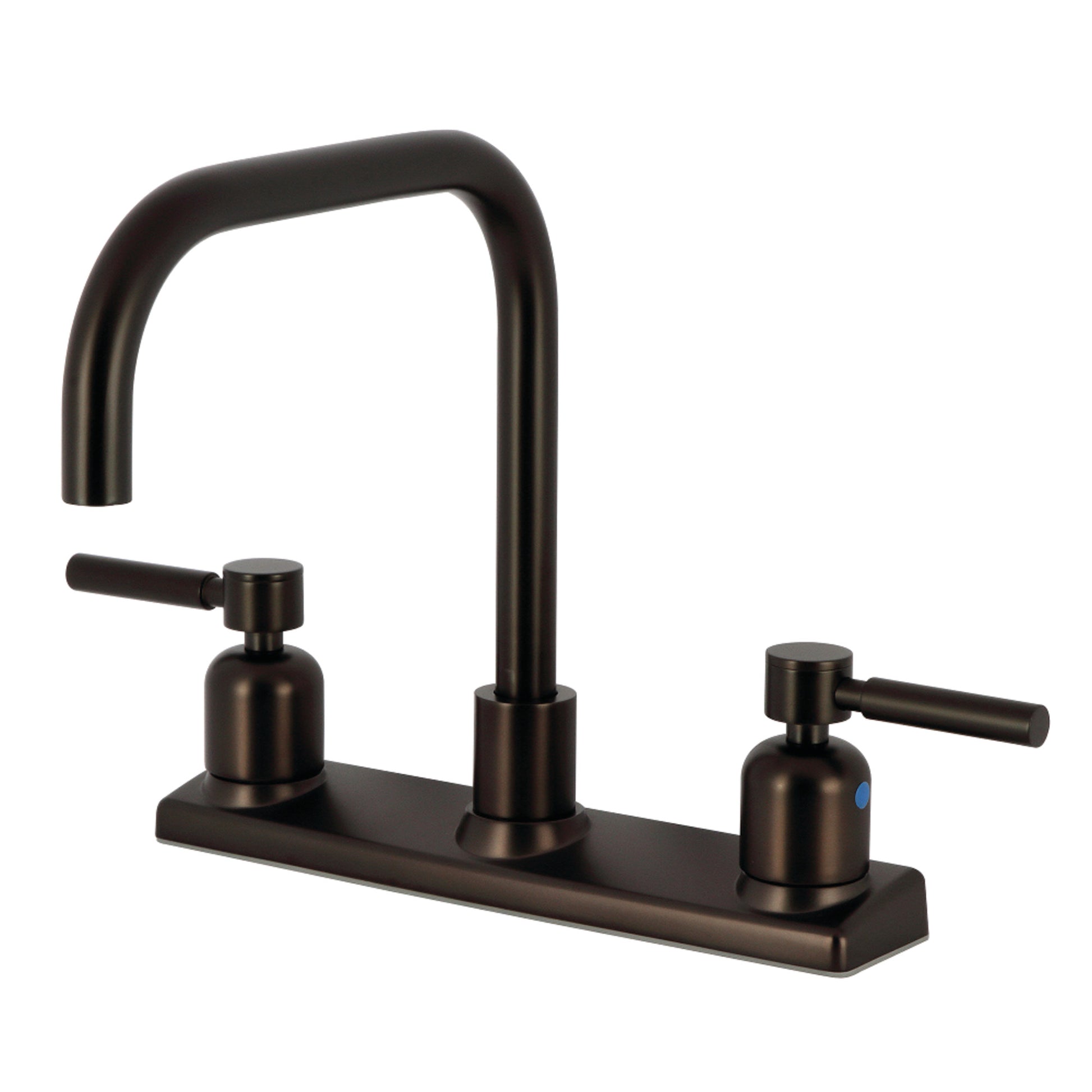 Kingston FB2145DL Concord Two-Handle 2-Hole 8" Centerset Kitchen Faucet in Oil Rubbed Bronze