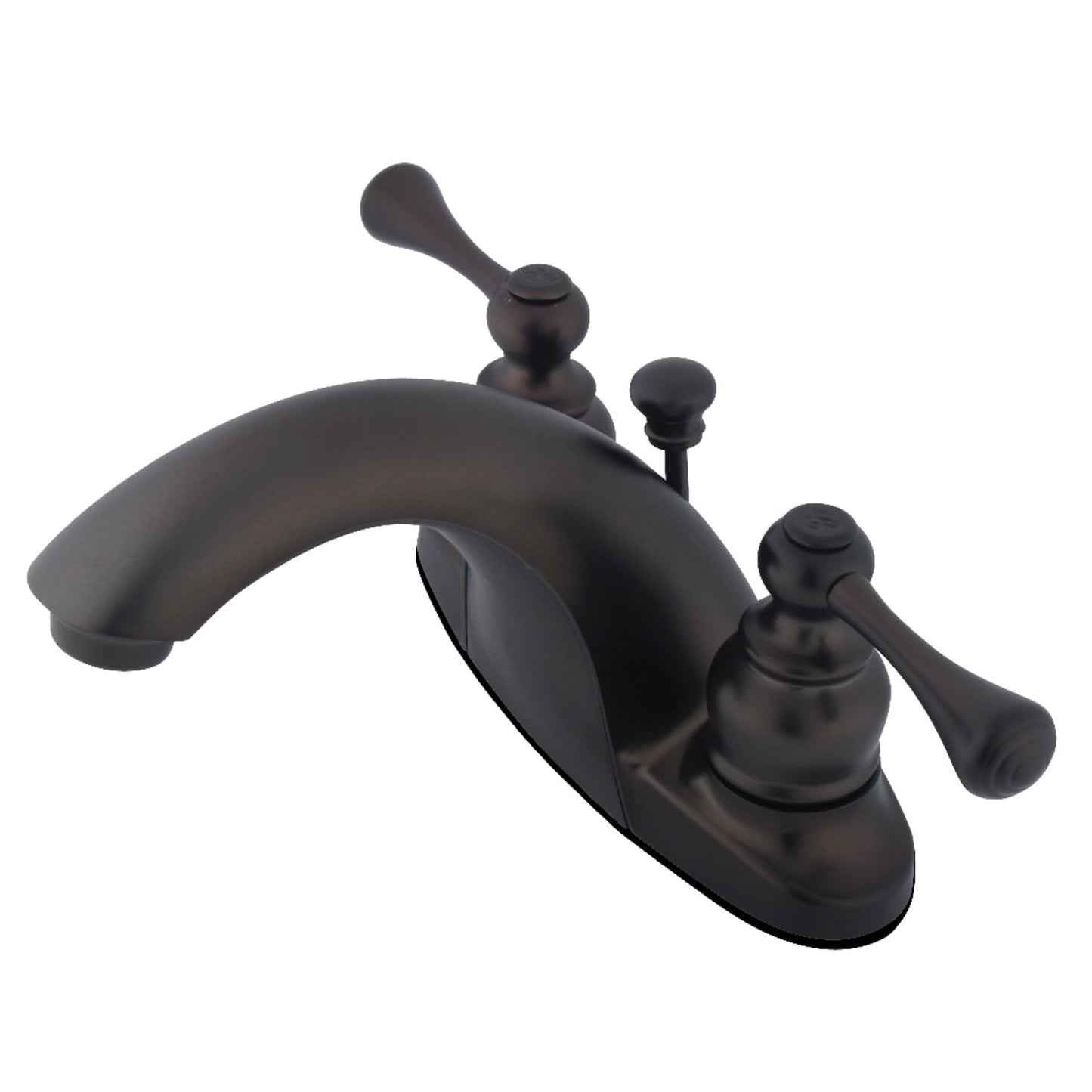 Kingston Brass GKB7645BL 4 in. Centerset Bathroom Faucet, Oil Rubbed Bronze