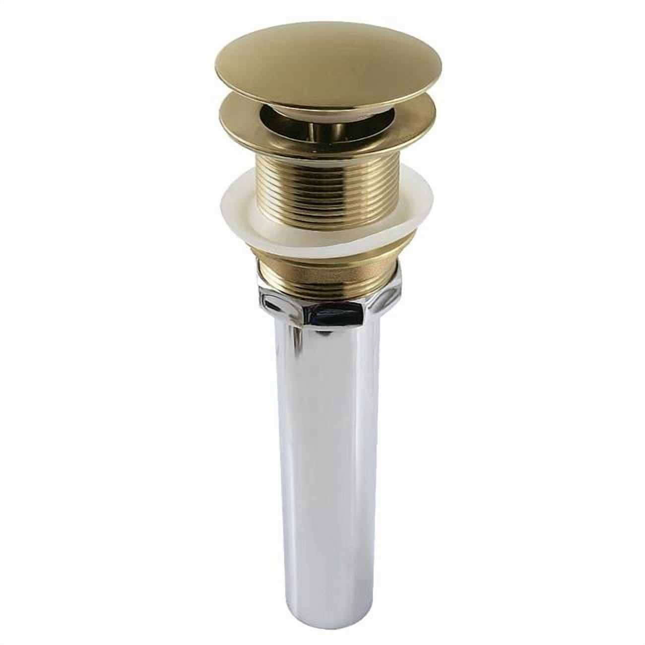 Kingston Brass GCL112BB Trimscape Brass Pop Up Drain for Cast Iron Utility Sink, Brushed Brass